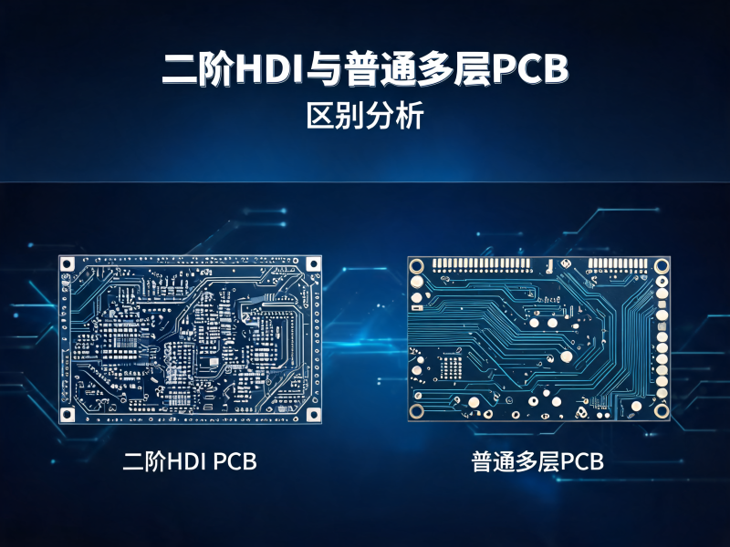 二阶 HDI 与普通多层 PCB 区别分析：从材料到应用的全维度对比