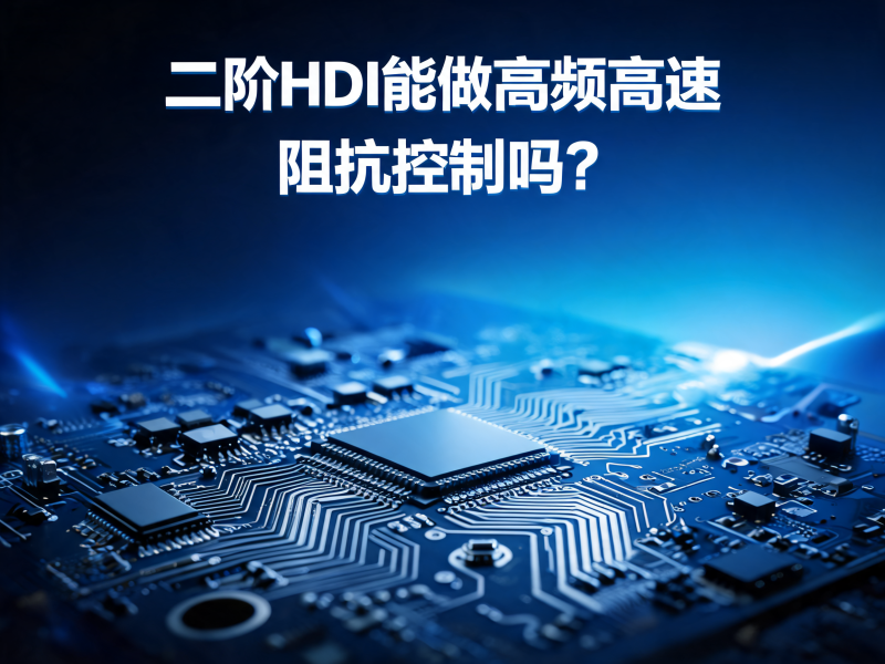 二阶 HDI 能做高频高速阻抗控制吗？—— 从技术原理到制造可行性解析