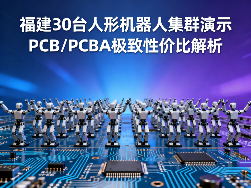 福建30台人形机器人集群演示，PCB/PCBA如何做到极致性价比？