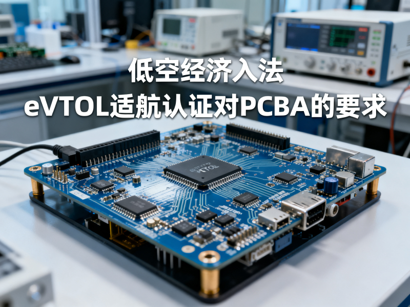 低空经济入法，eVTOL适航认证对PCBA提出了什么要求？