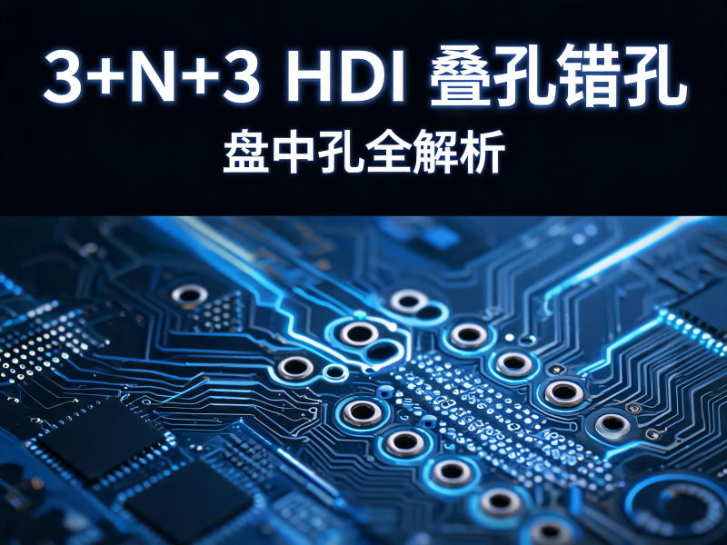 3+N+3 HDI 叠孔错孔盘中孔全解析：高密度互联 PCB 制造的工艺差异与技术难点