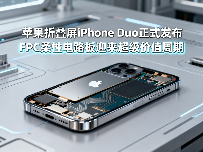 苹果折叠屏iPhone Duo正式发布——FPC柔性电路板迎来超级价值周期