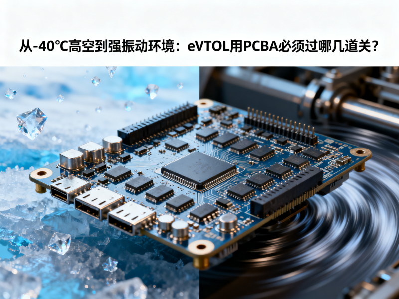 从-40°C高空到强振动环境：eVTOL用PCBA必须过哪几道关？