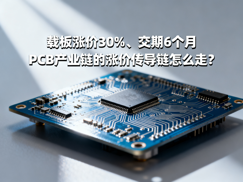 载板涨价30%、交期6个月：PCB产业链的涨价传导链怎么走？
