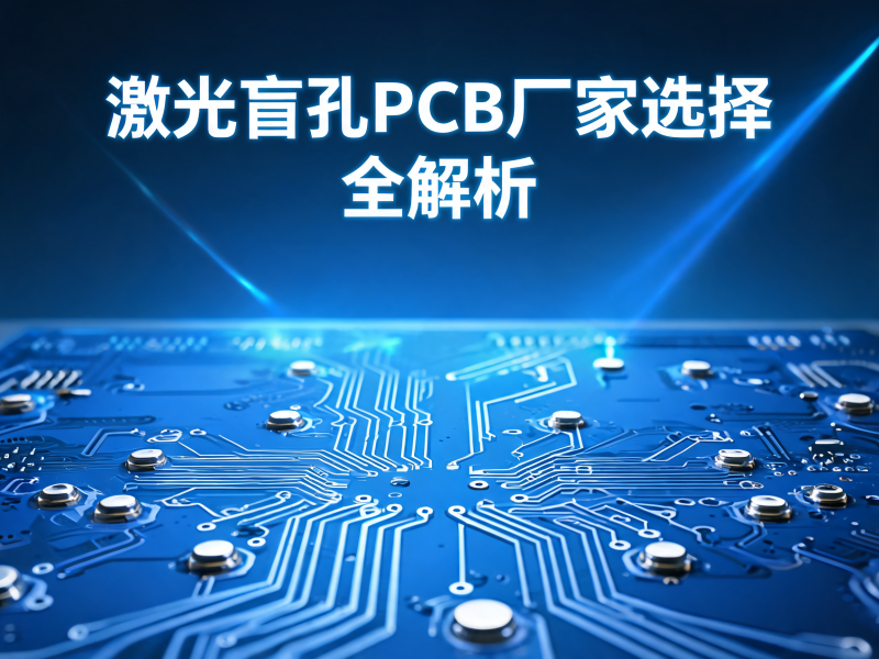激光盲孔 PCB 厂家选择全解析：从工艺本质到采购决策的技术指南