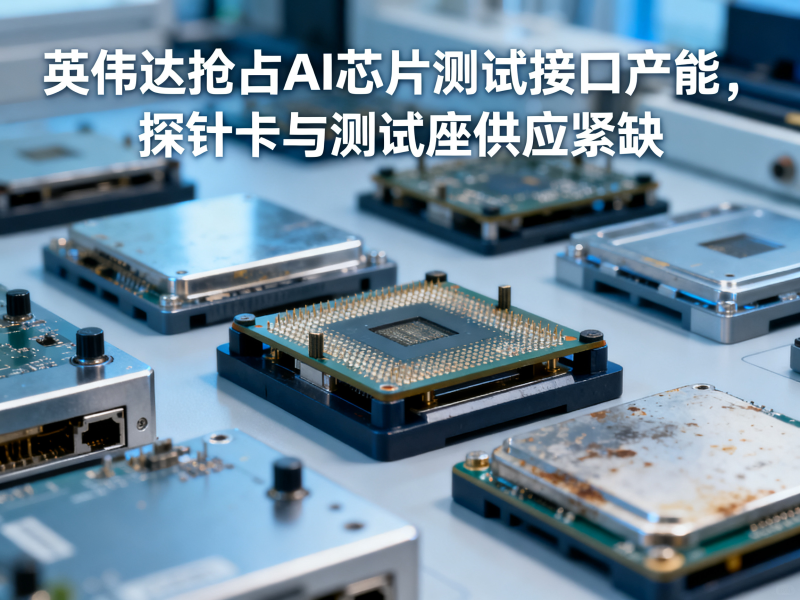 英伟达抢占AI芯片测试接口产能，探针卡与测试座供应紧缺
