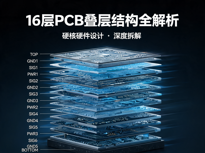 16 层 PCB 常见叠层结构全解析：从设计逻辑到制造工艺的技术深度指南