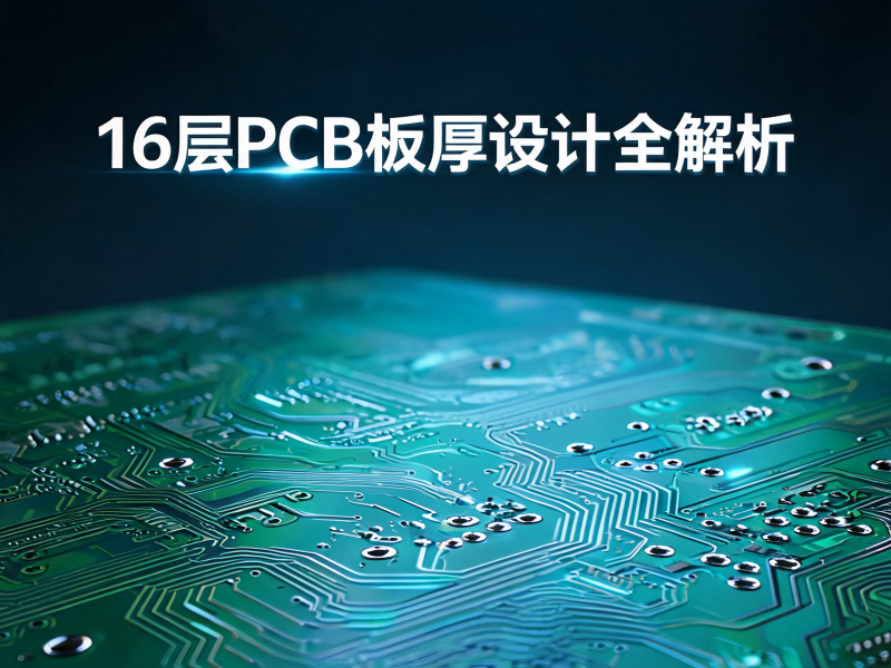 16 层 PCB 板厚设计全解析：从材料到工艺的关键参数与制造逻辑