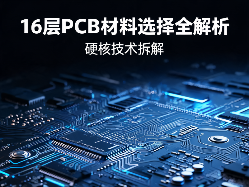 16 层 PCB 材料选择全解析：从基材到铜箔，如何构建高性能高可靠 PCB？