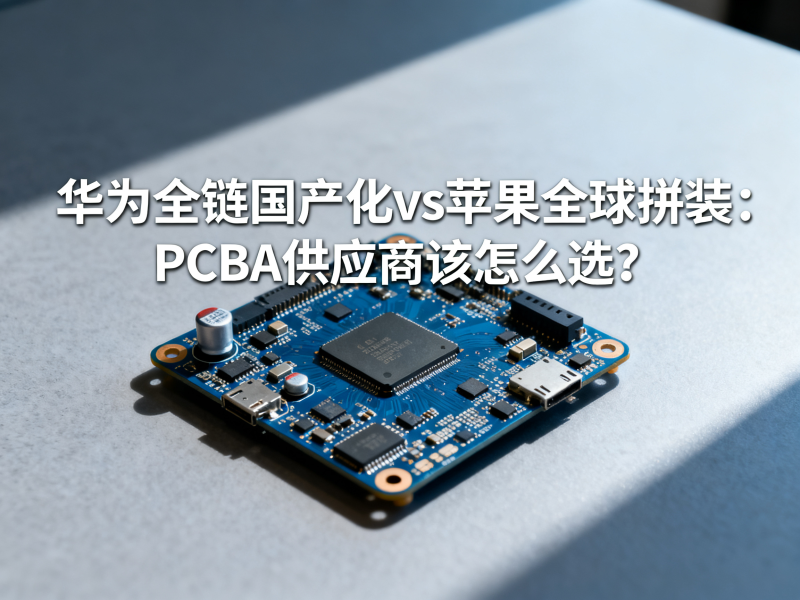 华为全链国产化vs苹果全球拼装：PCBA供应商该怎么选？