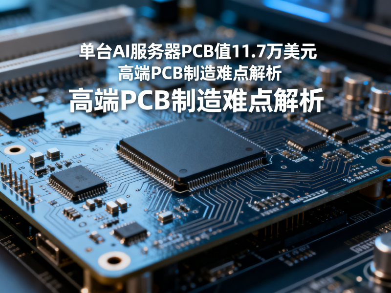 单台AI服务器PCB值11.7万美元——高端PCB制造到底难在哪？