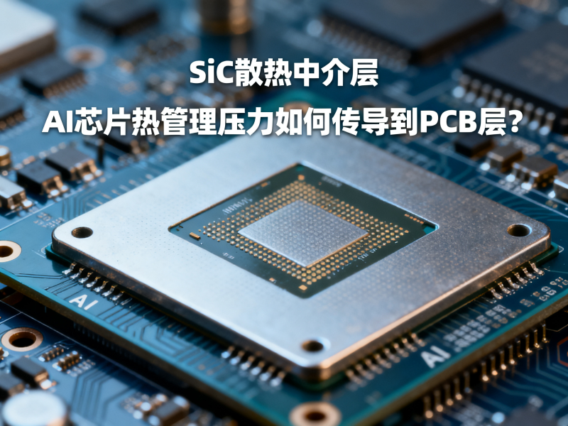 SiC散热中介层来了：AI芯片热管理压力如何传导到PCB层？