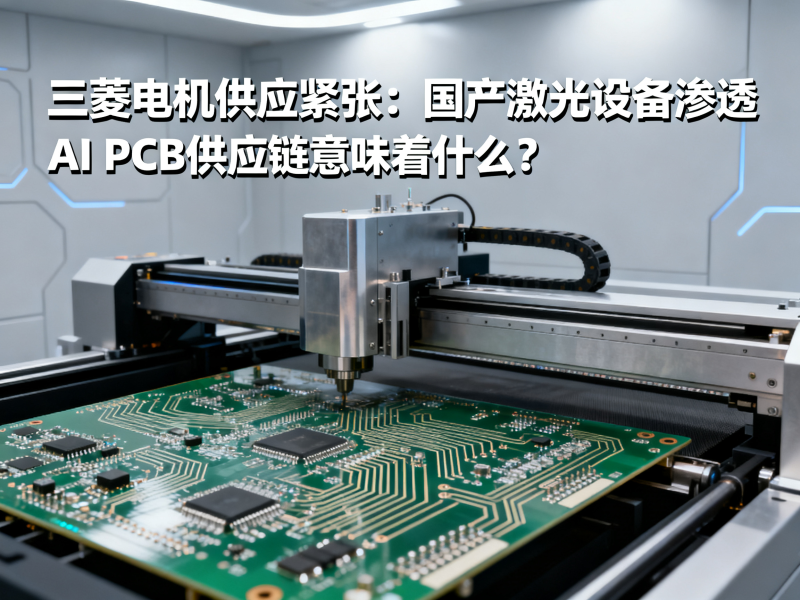 三菱电机供应紧张：国产激光设备渗透AI PCB供应链意味着什么？