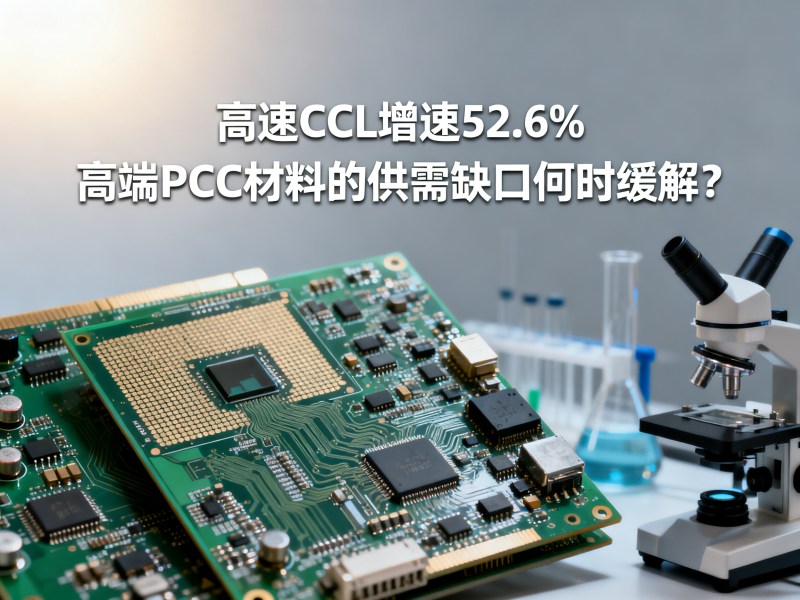 高速CCL增速52.6%：高端PCB材料的供需缺口何时缓解？