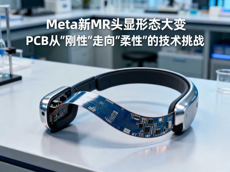 Meta新MR头显形态大变：PCB从