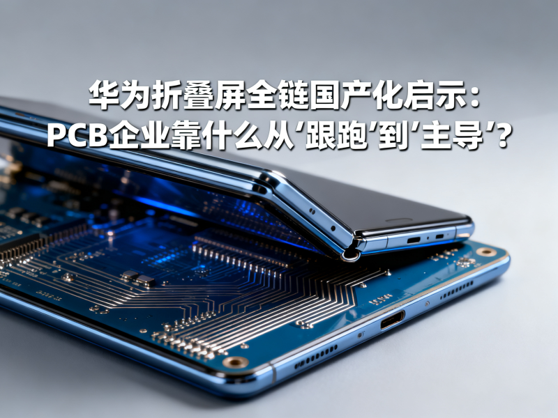 华为折叠屏全链国产化启示：PCB企业靠什么从