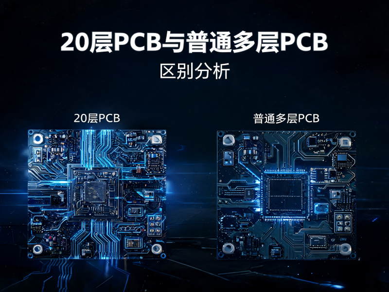 20 层 PCB 与普通多层 PCB 区别分析：从材料到应用的技术与采购决策差异
