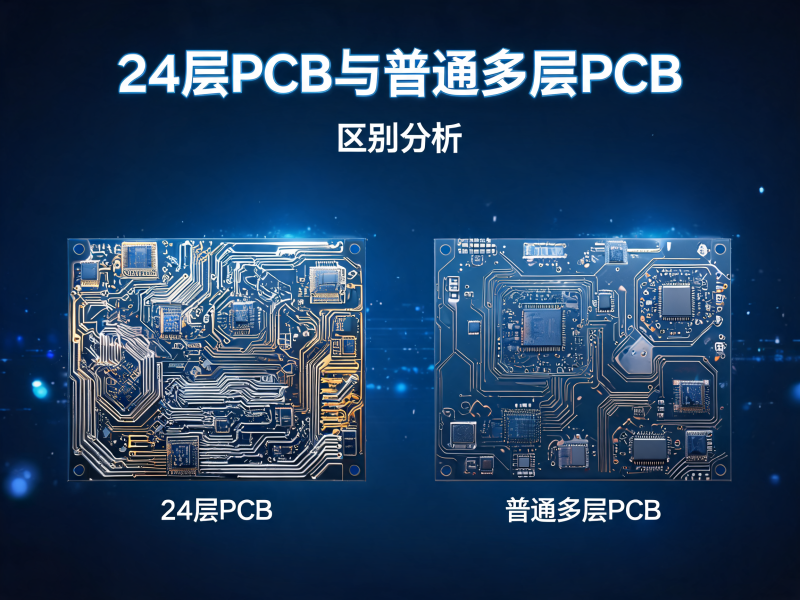 24 层 PCB 与普通多层 PCB 区别分析：从材料到应用的全维度对比