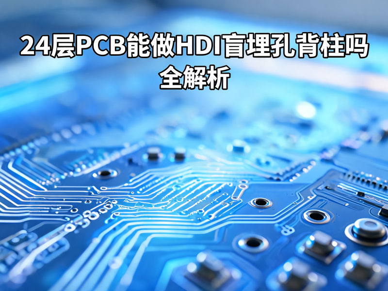 HDI、盲埋孔、背钻在 24 层 PCB 中的制造可行性全解析：技术边界与工艺突破
