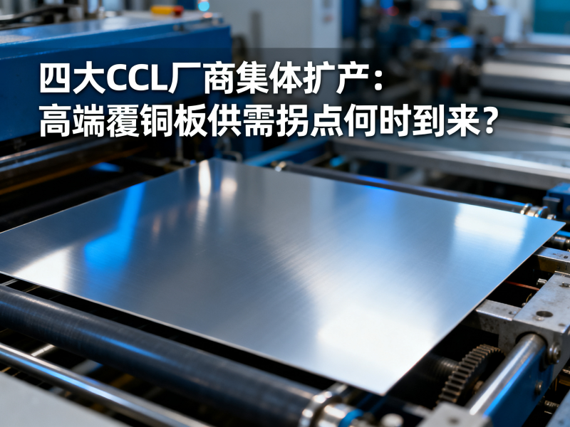 四大CCL厂商集体扩产：高端覆铜板供需拐点何时到来？
