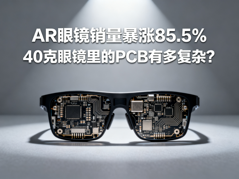 AR眼镜销量暴涨85.5%：40克眼镜里的PCB有多复杂？