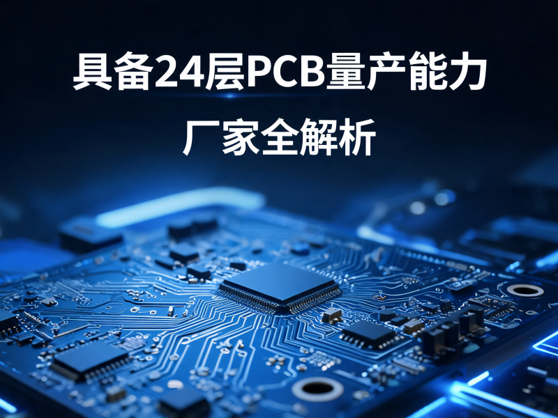 24 层 PCB 量产能力厂家全解析：从技术突破到采购决策