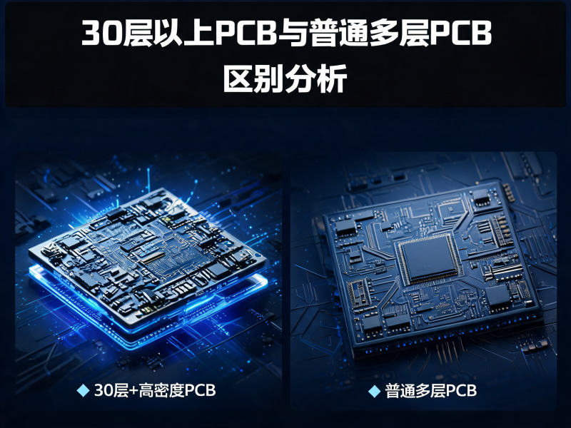 30 层以上 PCB 与普通多层 PCB 区别分析：从制造到采购的技术与成本解析