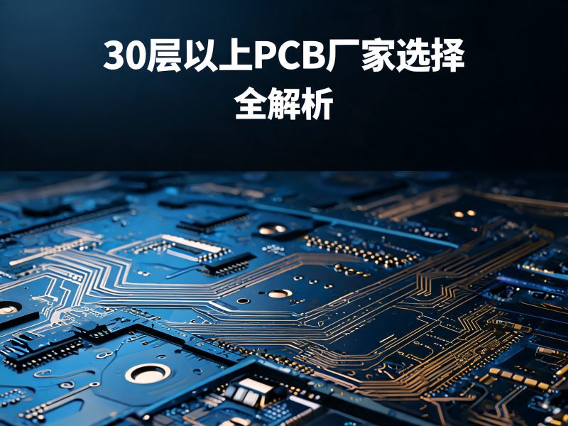 30 层以上 PCB 厂家选择全解析：从技术难点到供应商评估的实战指南