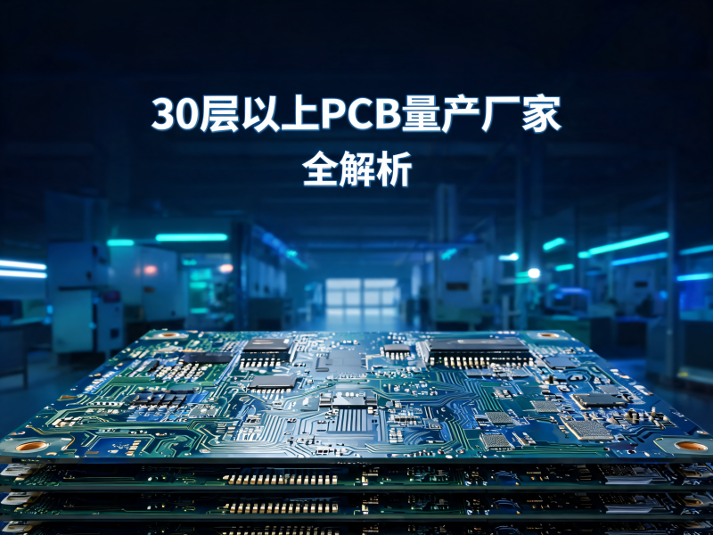30 层以上 PCB 量产厂家全解析：从技术能力到选型标准