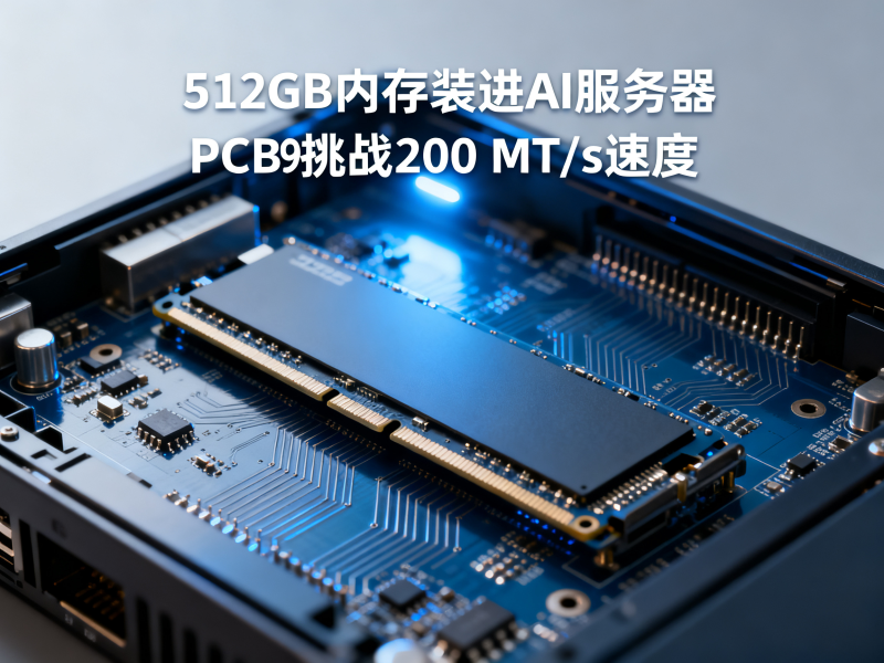 512GB内存装进AI服务器后，PCB真正难的是跟上9200 MT/s