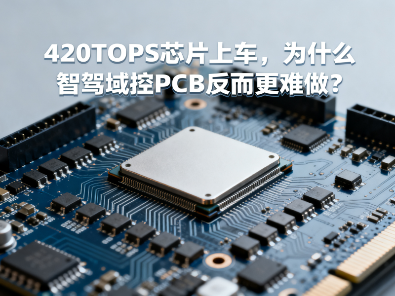 420TOPS芯片上车，为什么智驾域控PCB反而更难做？