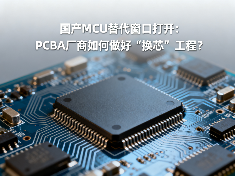 国产MCU替代窗口打开：PCBA厂商如何做好