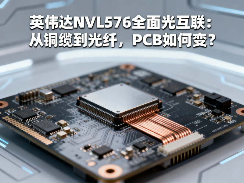 英伟达NVL576全面光互联：从铜缆到光纤，PCB如何变？