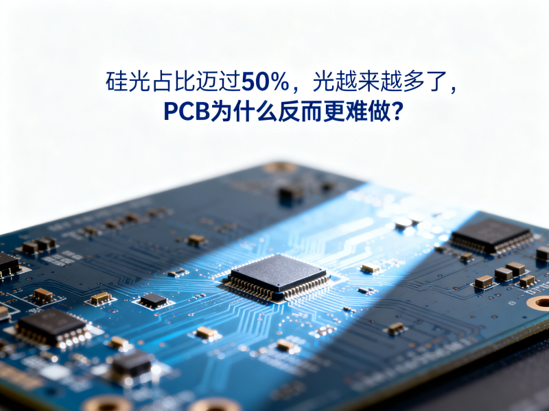 硅光SOI晶圆需求迈过50%，光越来越多了，PCB为什么反而更难做？