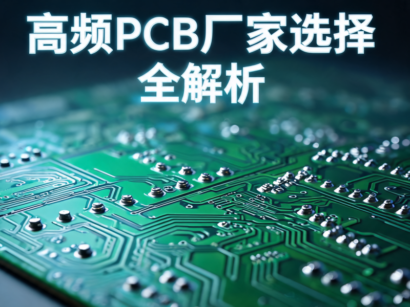 高频 PCB 厂家选择全解析：从材料到工艺，10 个维度教你精准判断
