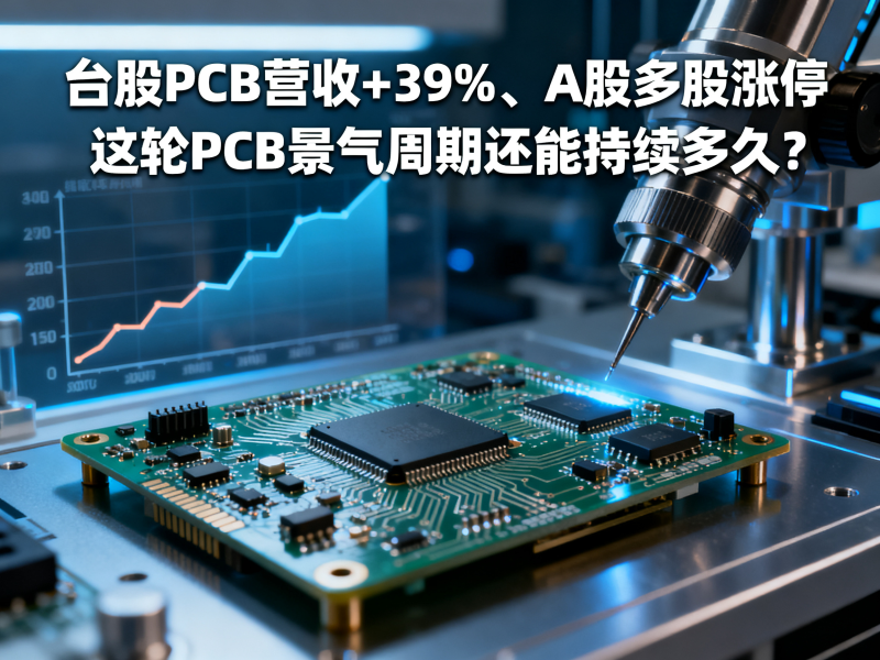 台股PCB营收+39%、A股多股涨停：这轮PCB景气周期还能持续多久？