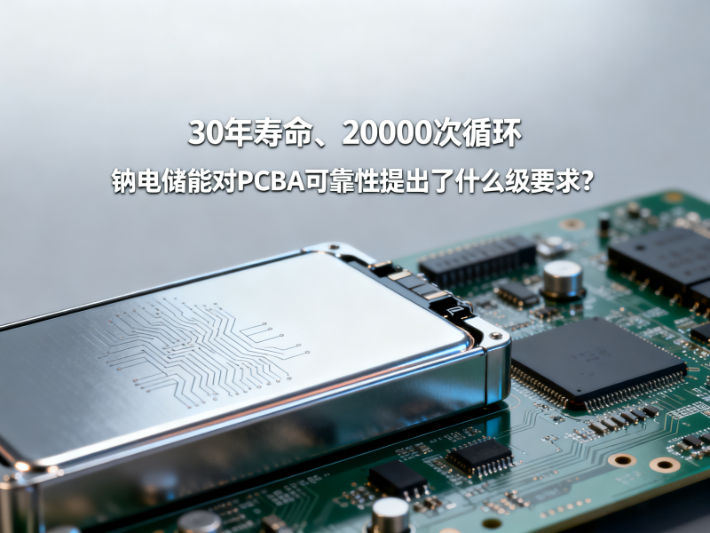 30年寿命、20000次循环：钠电储能对PCBA可靠性提出了什么级要求？