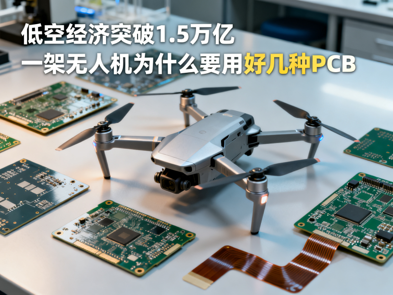 低空经济突破1.5万亿，一架无人机为什么要用好几种PCB？