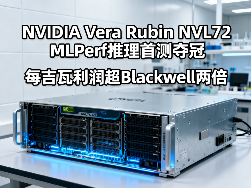 NVIDIA Vera Rubin NVL72 MLPerf推理首测夺冠，每吉瓦利润超Blackwell两倍