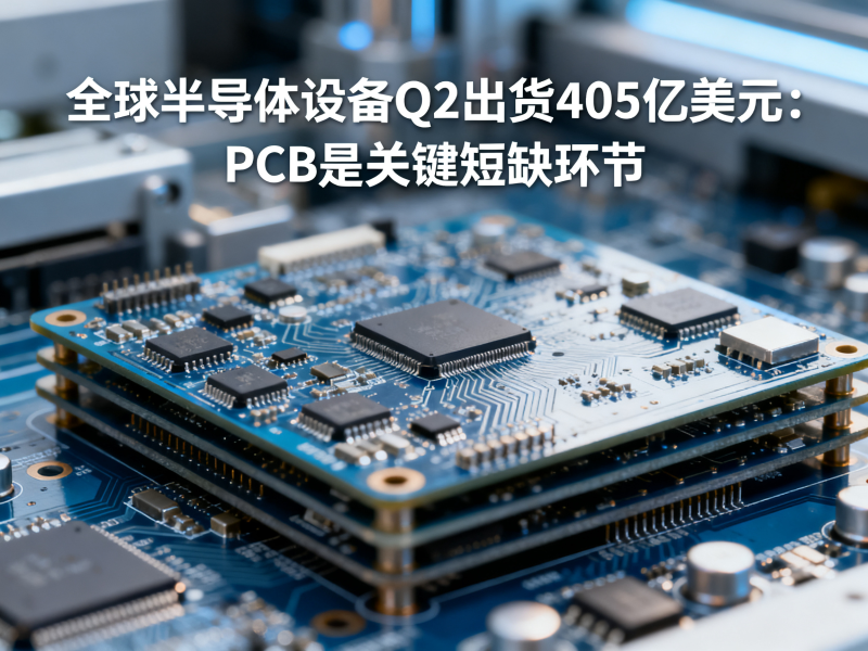 全球半导体设备Q2出货405亿美元：PCB是关键短缺环节