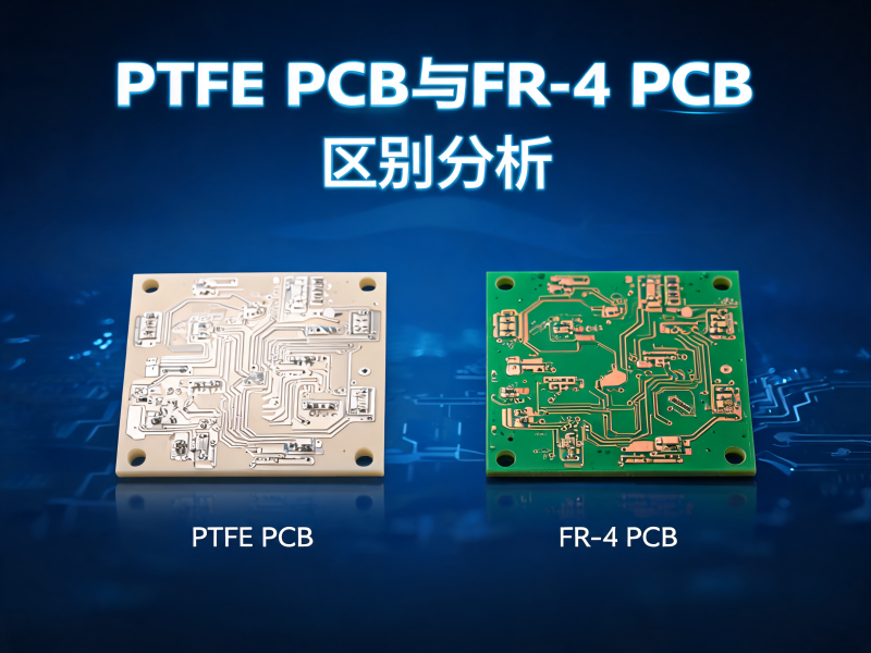 PTFE PCB 与 FR-4 PCB 区别分析：从材料到应用的全维度对比
