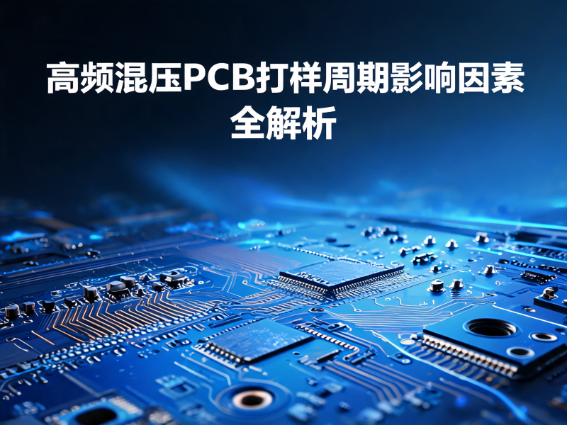 高频混压 PCB 打样周期影响因素全解析：从设计到交付的全链路优化指南