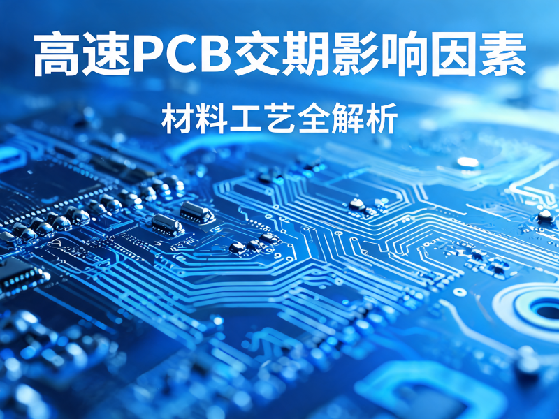 高速 PCB 交期影响因素全解析：材料工艺如何决定交付时效？