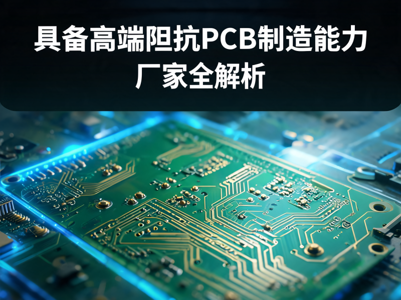 具备高端阻抗 PCB 制造能力厂家全解析：技术标准与选型指南
