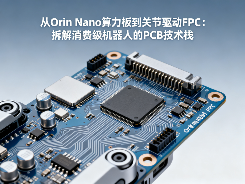 从Orin Nano算力板到关节驱动FPC：拆解消费级机器人的PCB技术栈