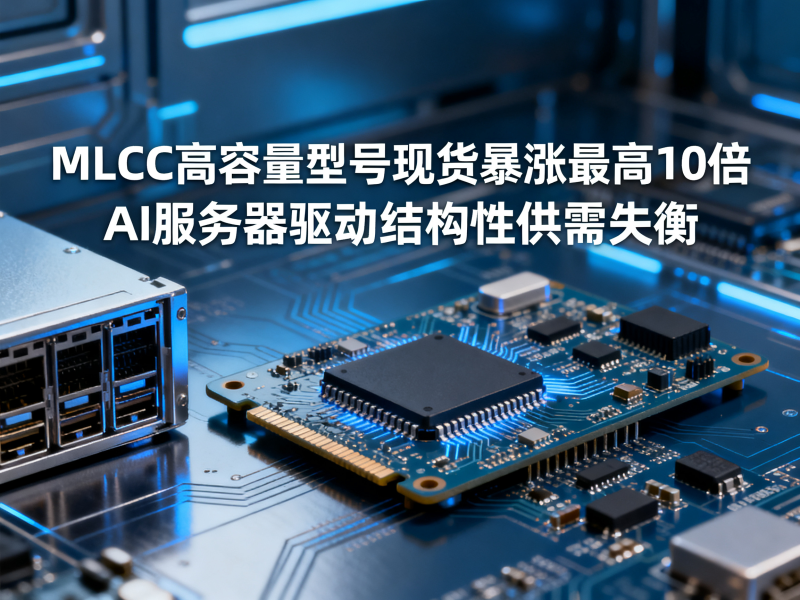 MLCC高容量型号现货暴涨最高10倍，AI服务器驱动结构性供需失衡