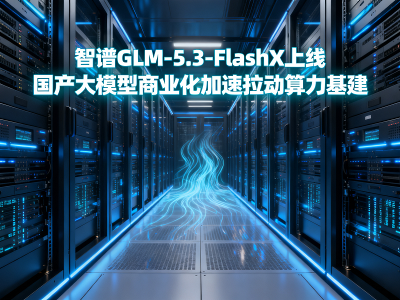 智谱GLM-5.3-FlashX上线，国产大模型商业化加速拉动算力基建