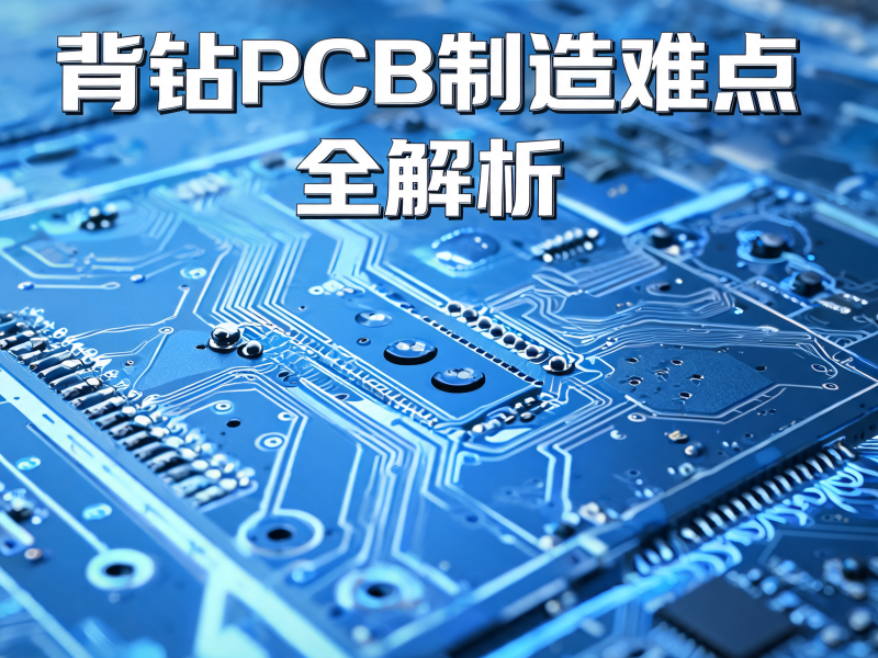 背钻 PCB 制造难点全解析：从工艺变量到材料适配的深度拆解