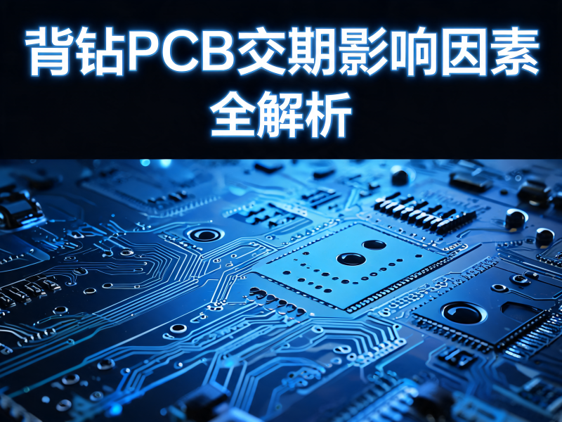 背钻 PCB 交期影响因素全解析：从工艺到供应链的完整周期管理指南