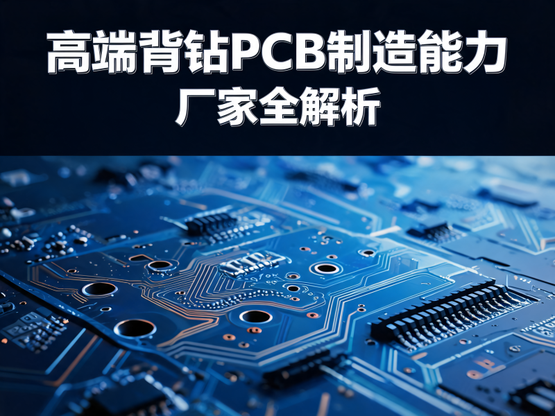 高端背钻 PCB 制造能力厂家全解析：从技术原理到采购决策的深度指南